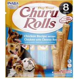 Inaba Churu Kycklingrullar Med Kyckling & Ost Krämiga Snackrullar