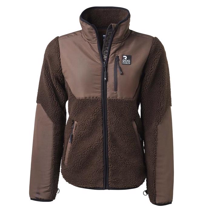 DogCoach Oversized Teddy Sweater Unisex Design Milo Bison Brown