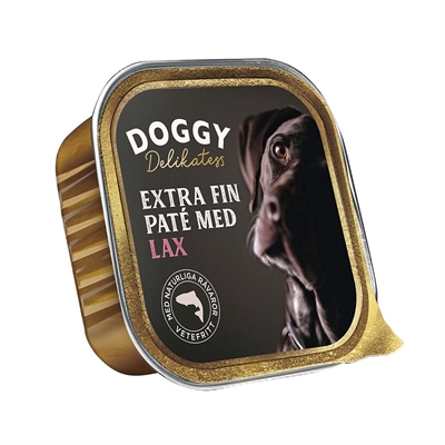 Doggy Delikatess Extra Fin Paté med Lax 150g