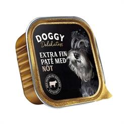 Doggy Delikatess Extra Fin Paté med nötkött 150g
