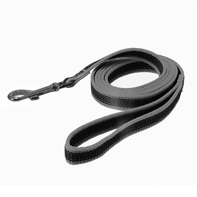 Dogman AntiSlip Iris Hundkoppel med Handtag 300 cm Grå