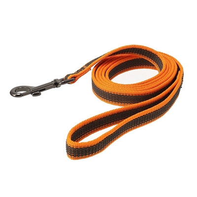 Dogman AntiSlip Iris Hundkoppel med Handtag 180 cm Orange
