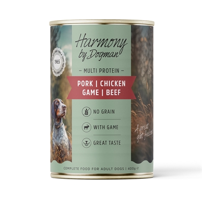 Harmony By Dogman Våtfoder för hund Multiprotein 400g