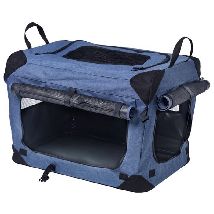Dogman Canvas Hopfällbar Canvas Hundbur Blue Milou
