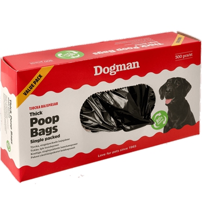 Dogman Hundpåsar För Höm Höm Value Packbox Extra Tjocka 300st