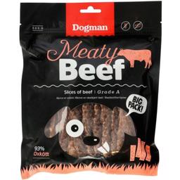 Dogman köttig nötkött skivor av nötkött Hund Snack 300g