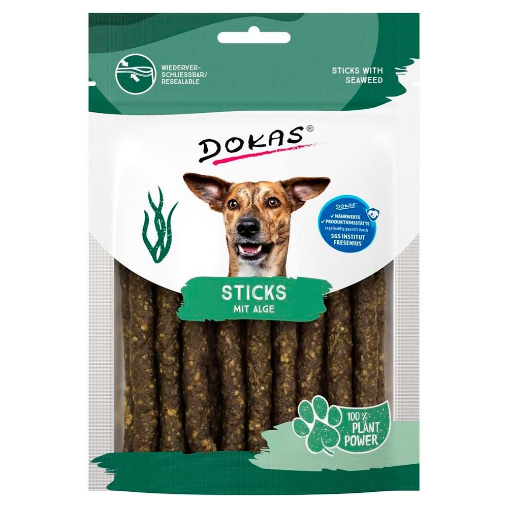 Dokas 100% Växtbaserade Tuggpinnar med Tång 105g