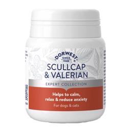 Dorwest Scullcap & Valeriana-tabletter för lugna husdjur