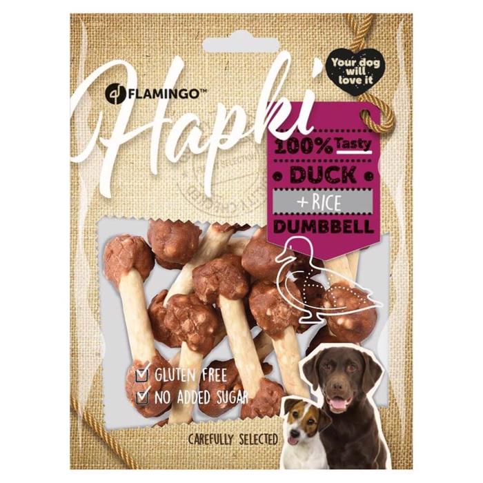 Hapki Duck & Rice Dumbbell Torkade Ankel Hantlar 150g