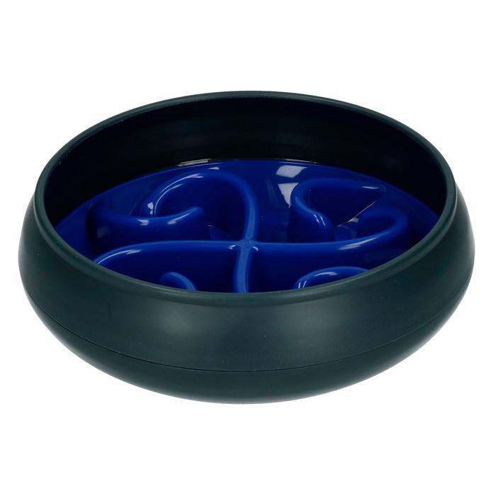 Eat Slow Tumble Feeder Hundskål Model Blue