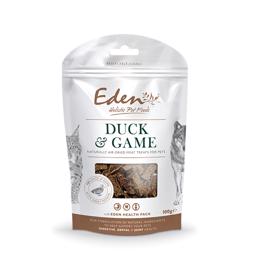 Eden Treats för hund och katt med anka och vilt 100g