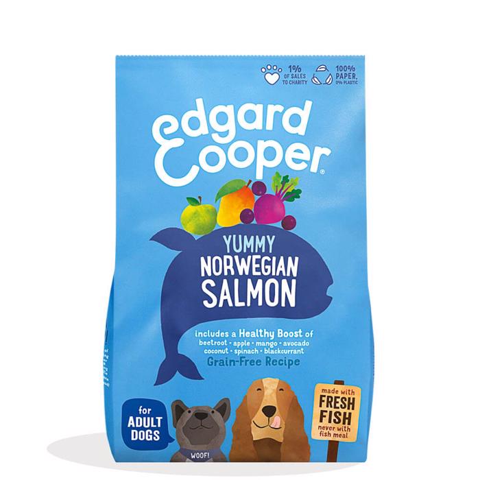 Edgard Cooper Yummy Norwegian Salmon Spannmålsfritt Lyxfoder
