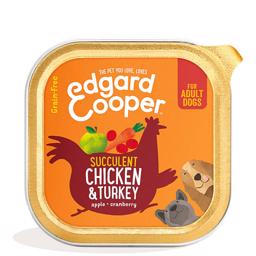 Edgar Cooper Våtfoder Suckulent Kyckling & Kalkon 300g