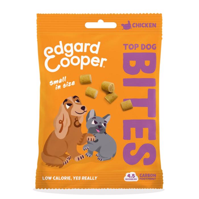 Edgard Cooper Treats in Small Bites Top Dog Bites Kyckling 50g