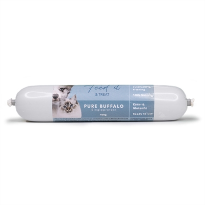 Feed It & Treat Skärfast Korv med Buffel 400g