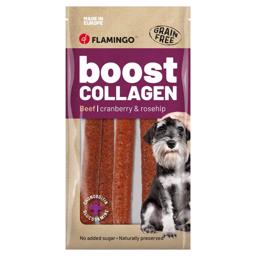 Flamingo Boost Collagen Beef Korvar För Hunden 600g