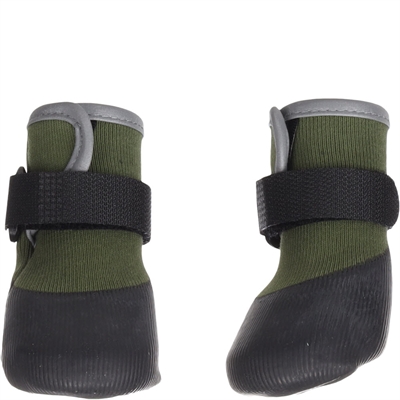 Hundskor Justerbar & Halkfri Modell Magna Trendy Armégrön 2st