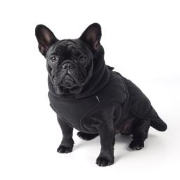 Fleecejacka Design Dezzi Soft Warm Rug för hundsvart