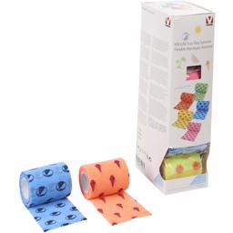 Kruuse Fun Flex SUMMER Självhäftande bandage 10 cm