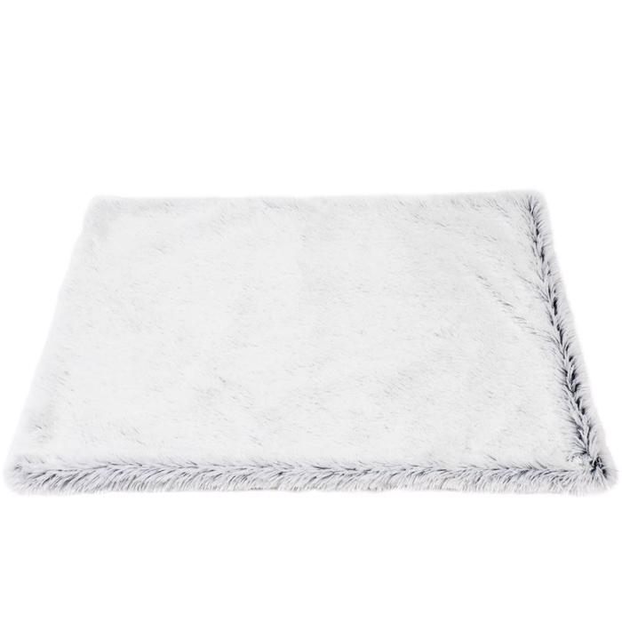 Fluffy Soffa Filt Till Hunden Mjuk & Härlig Frostvit 100x70 cm