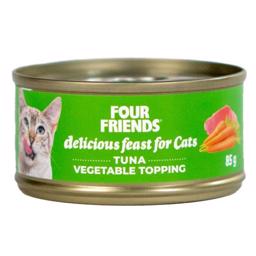 Four Friends blöt kattmat med tonfisk & morötter 85g