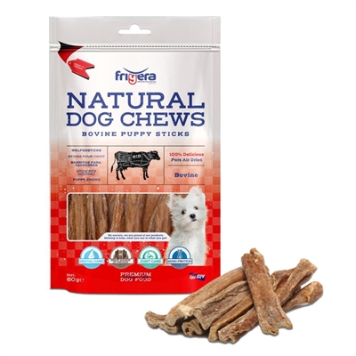 Frigera Natural Dog Chews Bovine Puppy Sticks Juver Sticks 60g