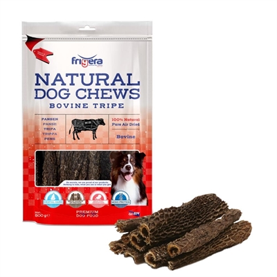 Frigera Natural Dog Chews Bovine Tripe Nötkall 500g