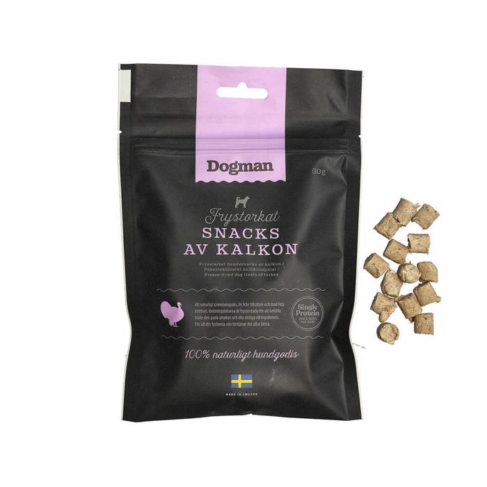 Dogman 100% naturligt hundgodis Turkiet 50g