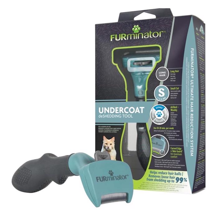 Furminator Brush DeShed för små katter med lång päls