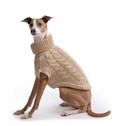 Go Fresh Dog Sweater i Cream Beige