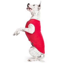 GoldPaw Dog Fleece Stretch Pullover Röd