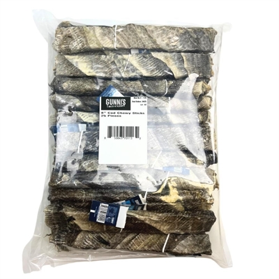 Gunni's Codfish Store Tuggstänger av Ren Torsk Från Island Storpack 25st