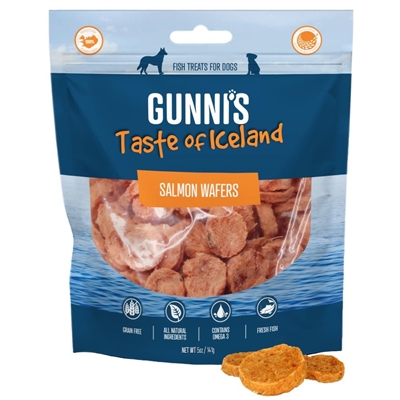 Gunni's Fiskgodis För Hundar Laxvåfflor 71g