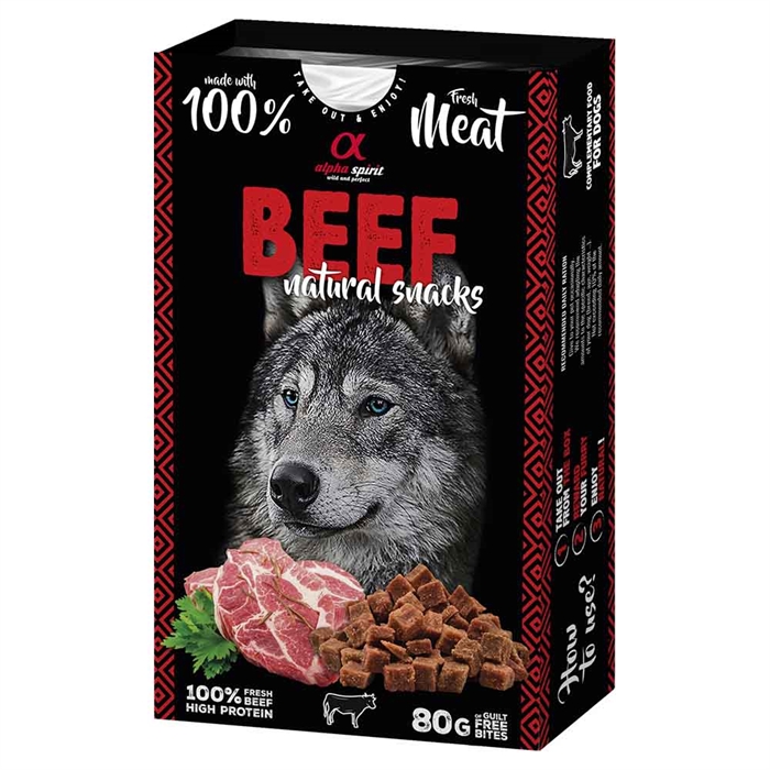 Hundgodis gjorda av färskt kött