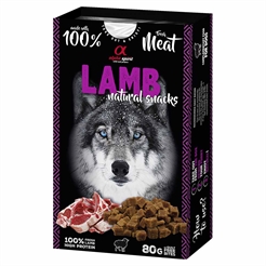 Alpha Spirit hundgodis av 100 % färskt kött från lamm 80 g
