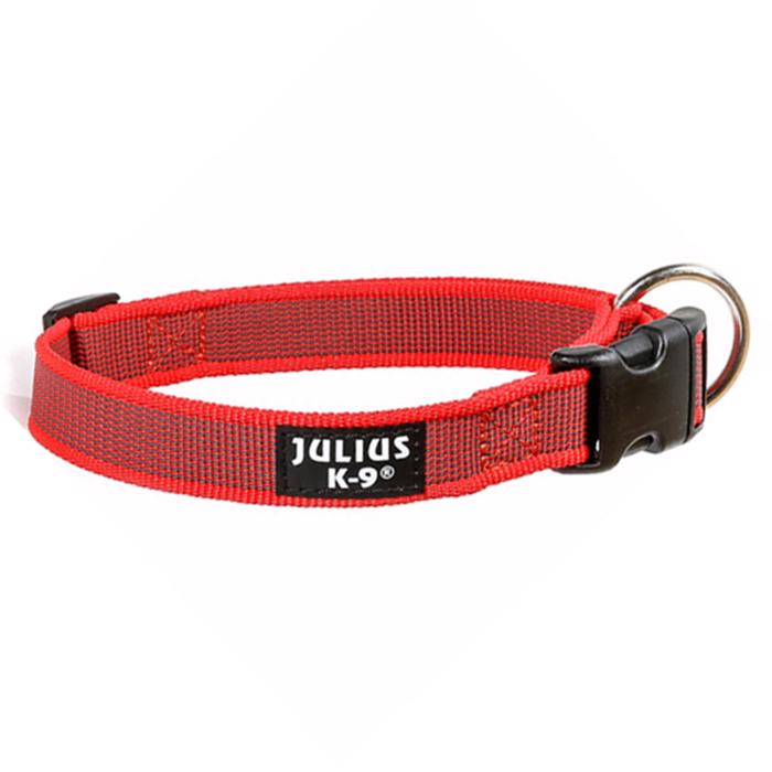 Julius K9 Super Grip Halsband i RÖD