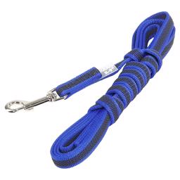 Julius K9 Super Grip Hundkoppel MED Handtag Blå & Grå 3 Meter 14mm
