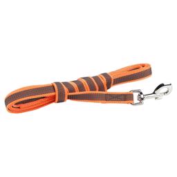 Julius K9 Super Grip Hundkoppel MED Handtag Orange & Grå 3 Meter 20mm