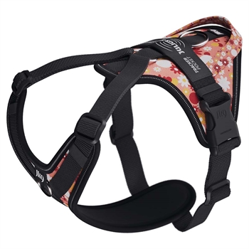 Julius K9 Longwalk Light Hundsele Design Pink Flower