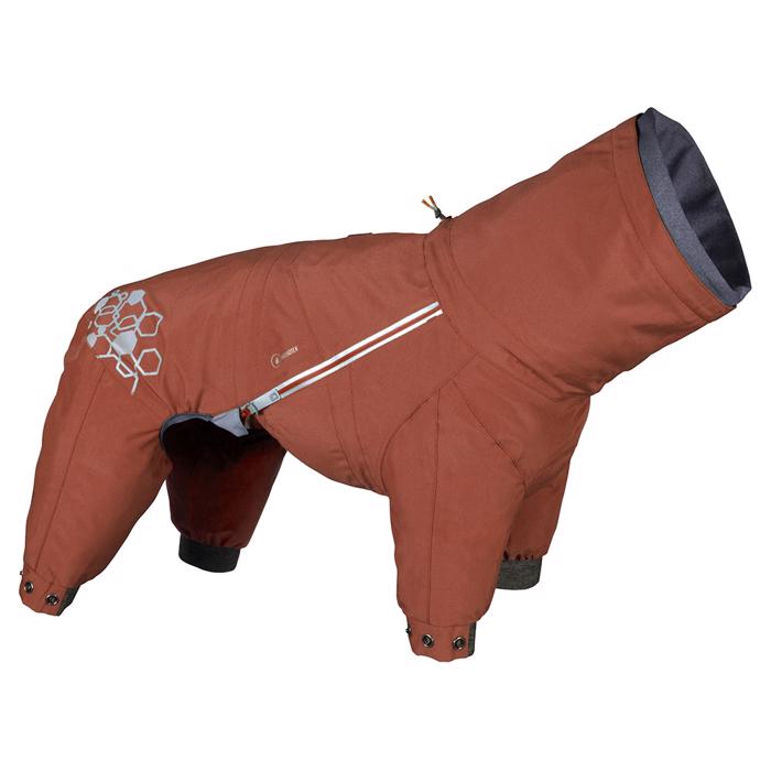 Hurtta Mudventure Rainsuit Overall ECO i färgen Cinnamon