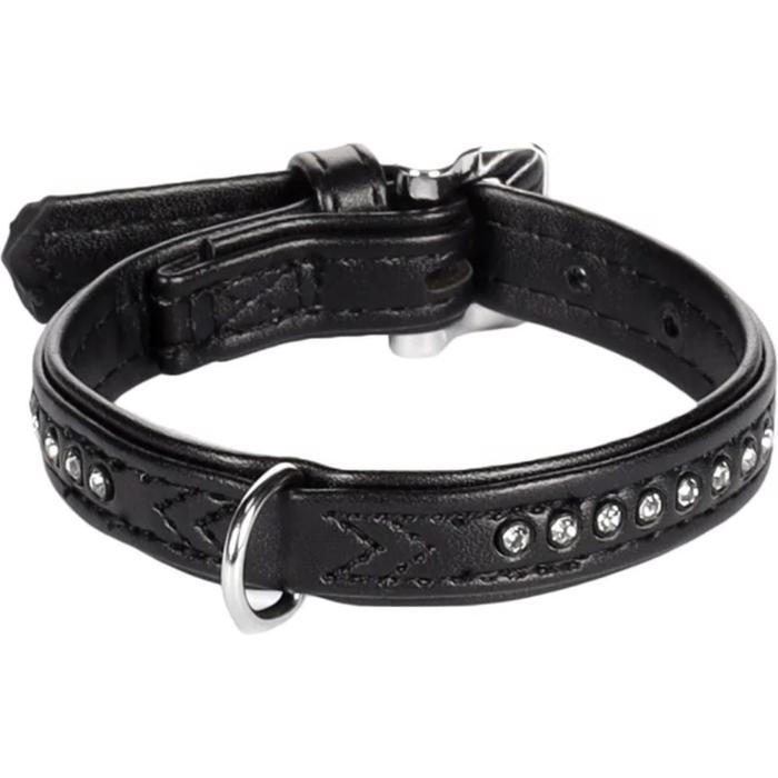 Karlie Flamingo Deluxe Halsband Bling Bling Monte Carlo Svart