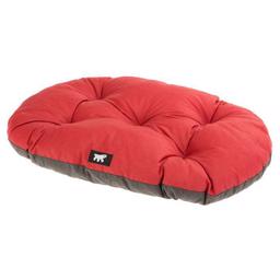 Ferplast Relax Oval Hunddyna till korgen Röd Small 45x38 cm