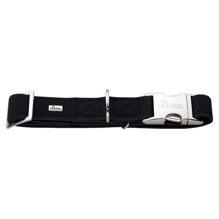 Hunter Alu-Strong Softie Konstläder Halsband i Svart