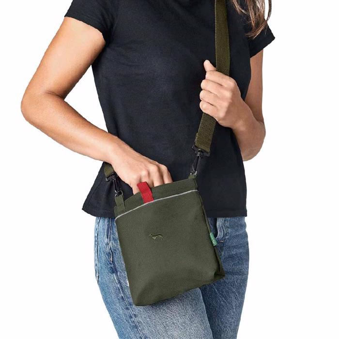 Hunter Treat Bag med axelrem Design Alva i Olive