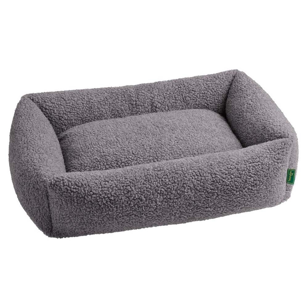 Hunter Hundbädd i Teddyplysch Design Kumara Grå