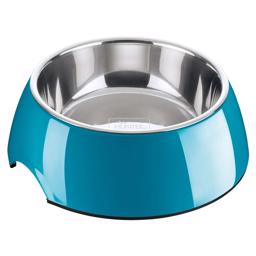 Hunter Melamin Dog Bowl i Petroleum Blue
