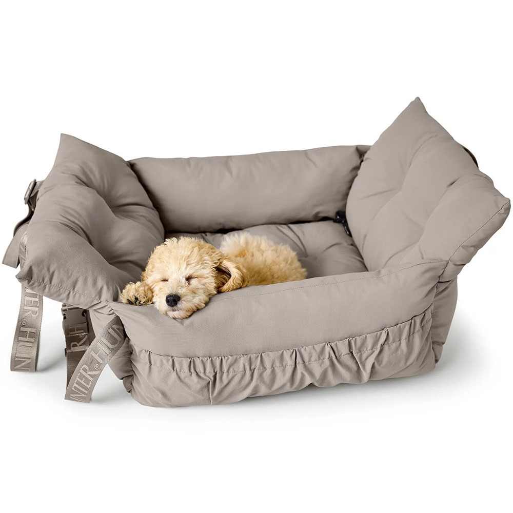 Hunter Seoul 2-i-1 Bilbarnstol & Resesäng För Hunden