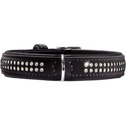 Hunter Halsband Design Softie Deluxe 2 Rader Stenar BLACK
