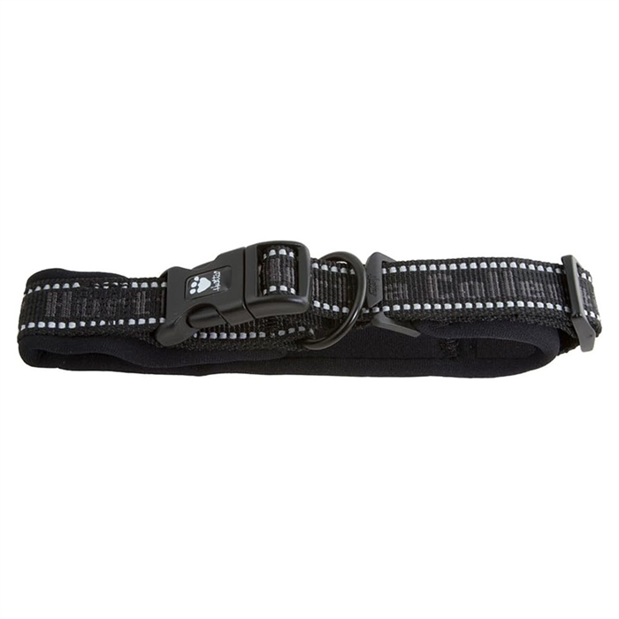 Hurtta Pro Polstrad Click Halsband Raven Svart 30-40 cm.