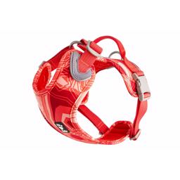 Hurtta Weekend Warrior Dog Harness Coral Camo Red